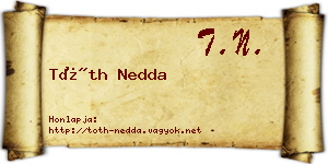 Tóth Nedda névjegykártya