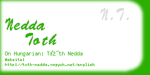 nedda toth business card